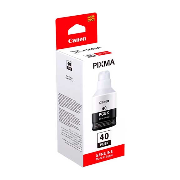 INK JET CANON GI-40 170 ml.  BLACK ORIGINAL