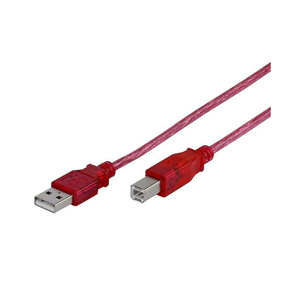 KABEL USB 2.0 AM/BM 1.5 metara VIVANCO 22854 - Kabel USB 2.0 Vivanco - crveni