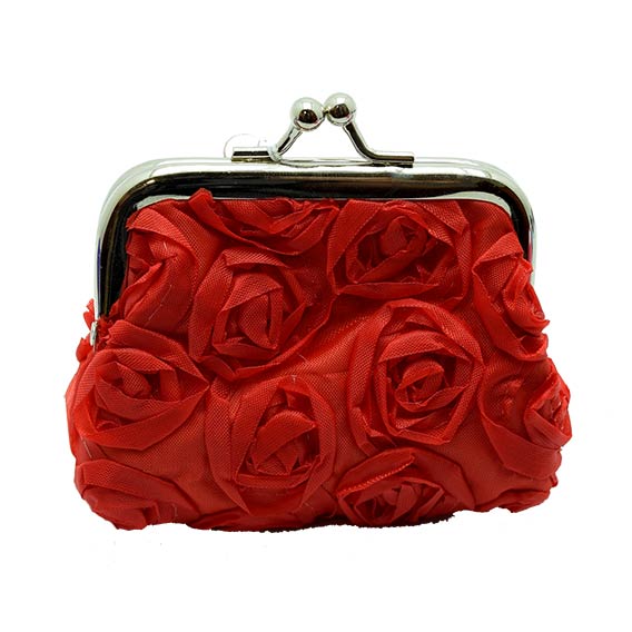 NOVČANIK ZA KOVANICE KLIP BARBARELA/FLOWERS