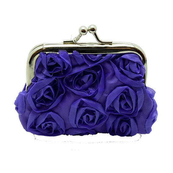 NOVČANIK ZA KOVANICE KLIP BARBARELA/FLOWERS