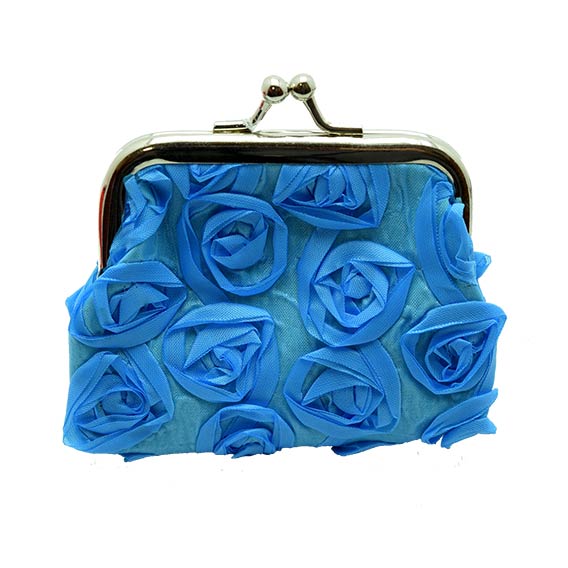 NOVČANIK ZA KOVANICE KLIP BARBARELA/FLOWERS