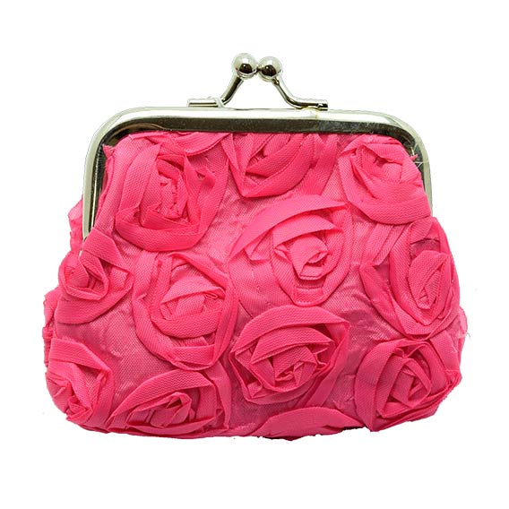 NOVČANIK ZA KOVANICE KLIP BARBARELA/FLOWERS