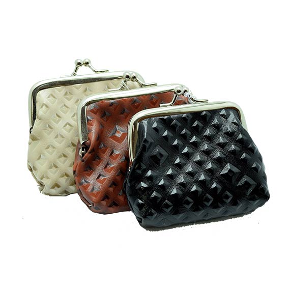 NOVČANIK ZA KOVANICE KLIP BARBARELA/FLOWERS