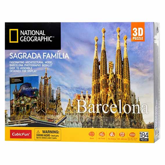 PUZZLE 3D CUBICFUN "BARCELONA" 184/1 CBF209841