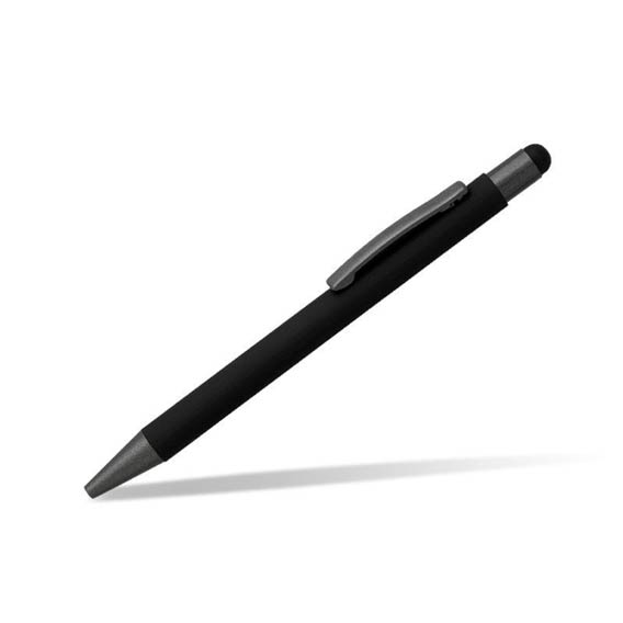 KEMIJSKA OLOVKA METALNA TITANIUM TOUCH - Crna