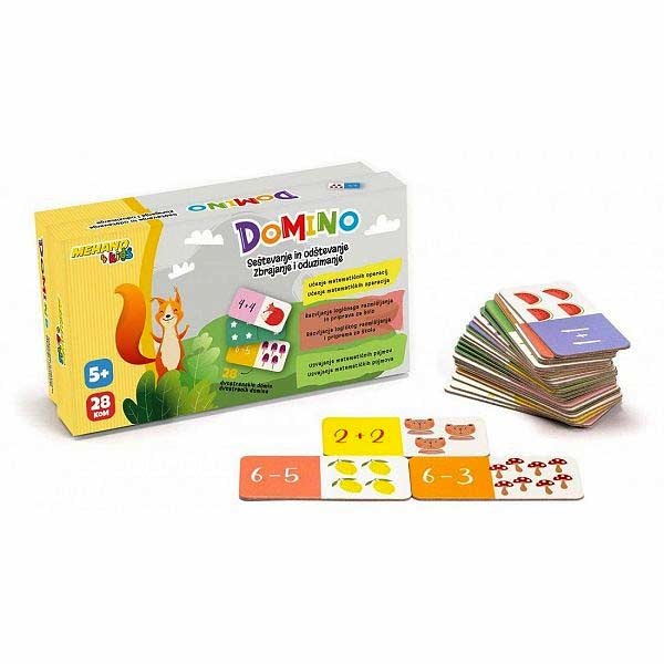DOMINE KARTONSKE 28/1 art. 27650/27652 - Zbrajanje i oduzimanje