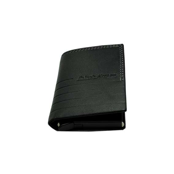 ETUI ZA KARTICE KOŽNI "ROBERTO NAZZARO" DP-008 - Crni etui