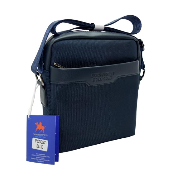 TORBICA NA RAME "POLO CLUB" 20x23 cm PC-3057 - PC3057- plava