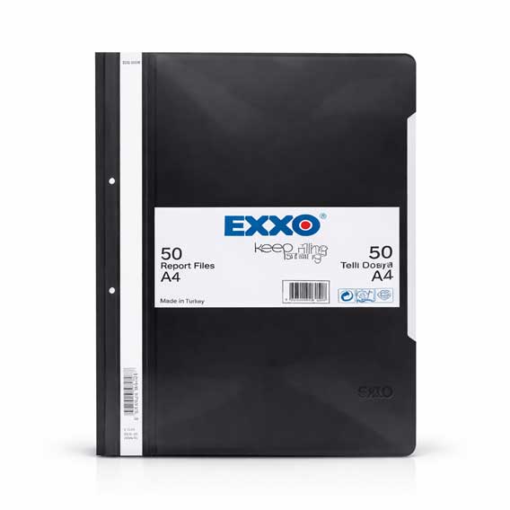 FASCIKL A-4 PVC METALNA MEHANIKA "NOKI" - Fasckl A-4 crni