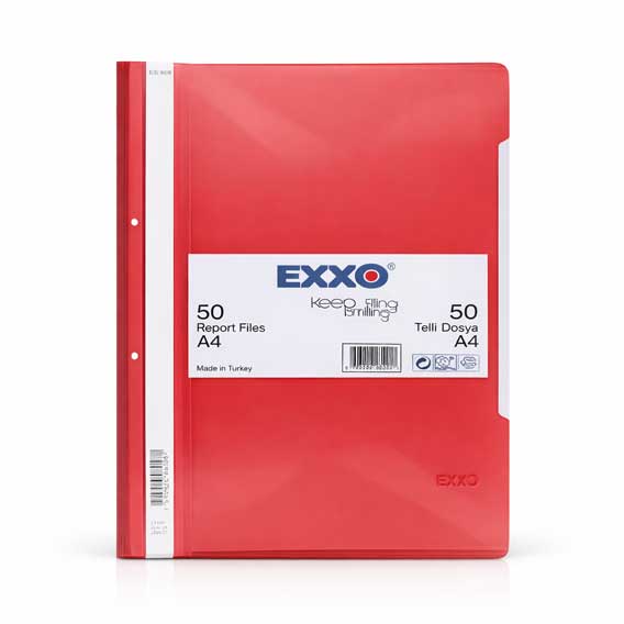 FASCIKL A-4 PVC METALNA MEHANIKA "NOKI" - Fascikl A-4 crveni