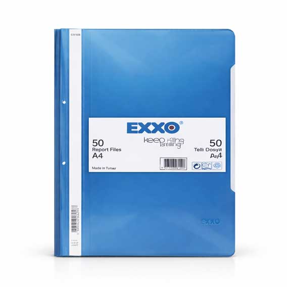 FASCIKL A-4 PVC METALNA MEHANIKA "NOKI" - Fascikl A-4 plavi