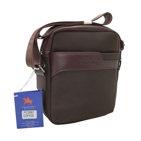 TORBICA NA RAME "POLO CLUB" 18x21 cm PC-3061 - Polo Club 3061 - kava