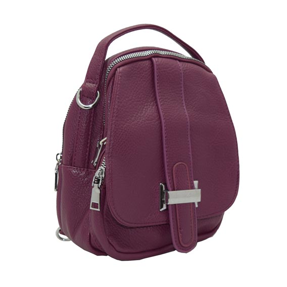 RUKSAK ŽENSKI UMJETNA KOŽA "HERISSON" 1602H-2023 - Ljubičasta