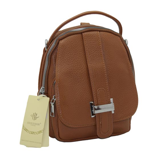 RUKSAK ŽENSKI UMJETNA KOŽA "HERISSON" 1602H-2023 - Smeđa