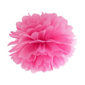 Pompon papirnati pink