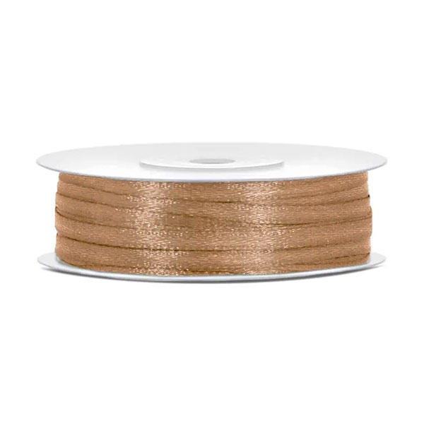 UKRASNA TRAKA SATENSKA 3 mm x 50 met. PARTYDECO - Ukrasna traka satenska gold