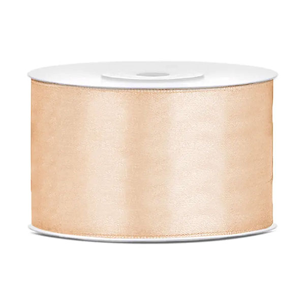 UKRASNA TRAKA SATENSKA 38 mm x 25 metara - Ukrasna traka satenska cream