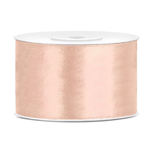 UKRASNA TRAKA SATENSKA 38 mm x 25 metara - Ukrasna traka satenska light peach