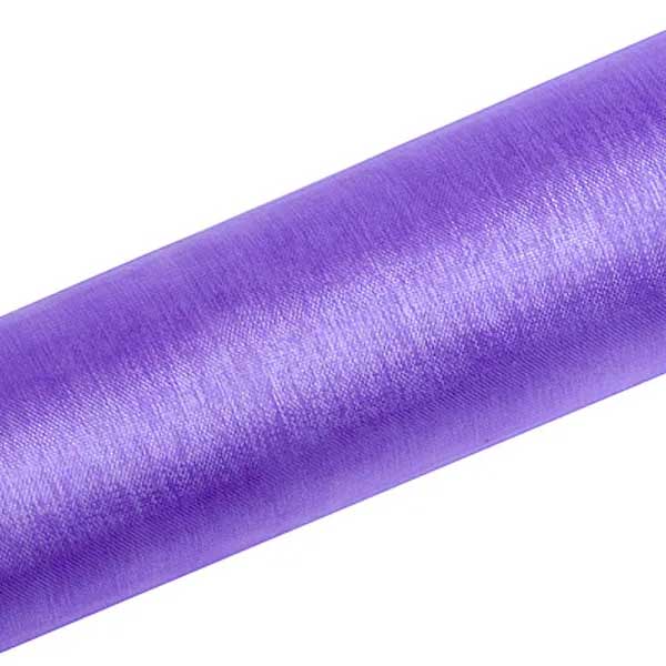 UKRASNA DEKORACIJA U ROLI 16cm x 9 met. ORGANZA  - Ukrasna dekoracija u roli lilac