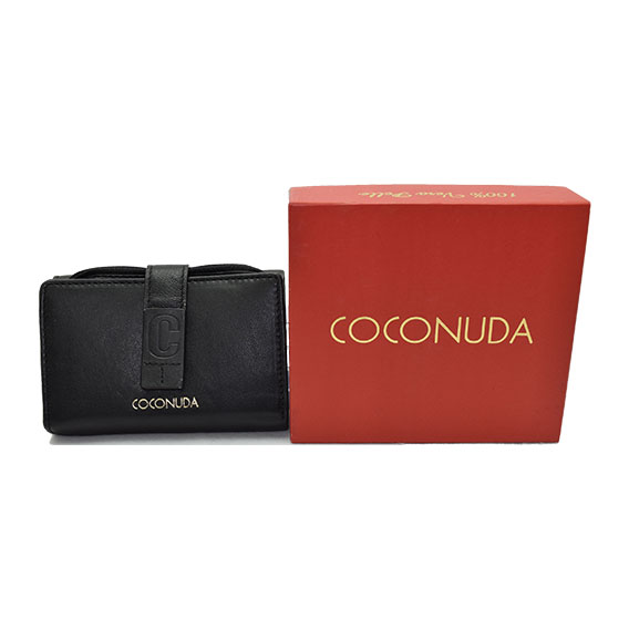 NOVČANIK KOŽNI ŽENSKI "COCONUDA" PDK325-71 - Coconuda - crni