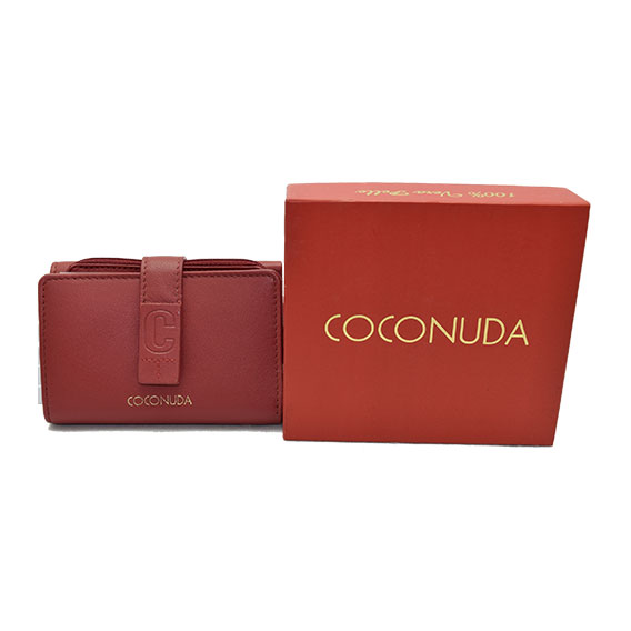 NOVČANIK KOŽNI ŽENSKI "COCONUDA" PDK325-71 - CocoNuda - crveni