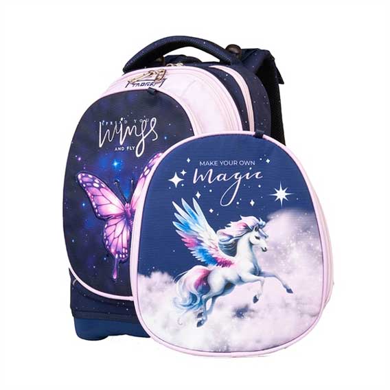 ŠKOLSKI RUKSAK TARGET SUPERLIGHT 2 FACE PETIT - Cosmic
