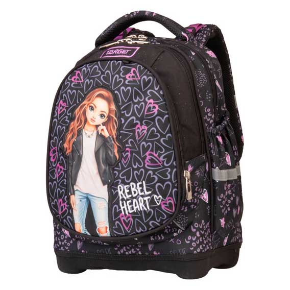 ŠKOLSKI RUKSAK TARGET SUPERLIGHT 2 FACE PETIT - Rebel heart