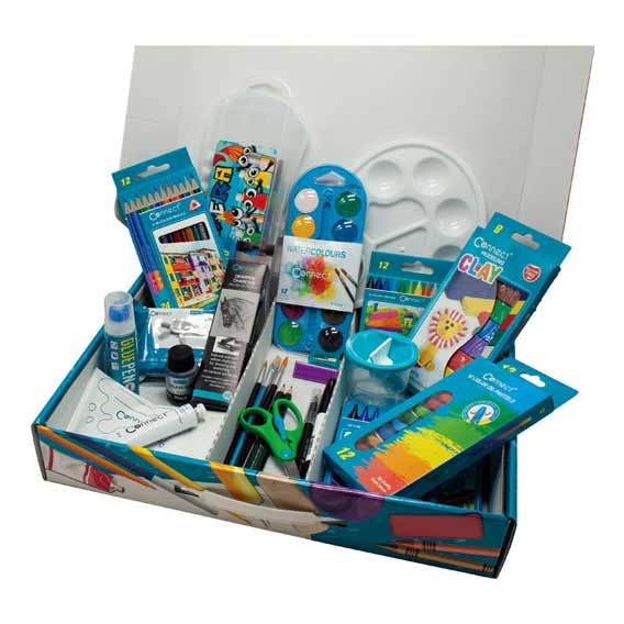 KUTIJA S LIKOVNIM PRIBOROM "CONNECT"