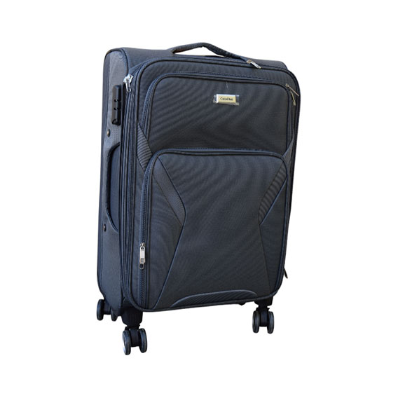 KOFER PUTNI SREDNJI "COCO DIVO" TEKSTILNI art.2021 - Coco divo siva