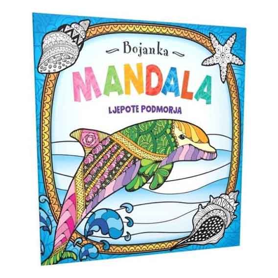 BOJANKA "MANDALA" ZA ODRASLE  - Ljepote podmorja