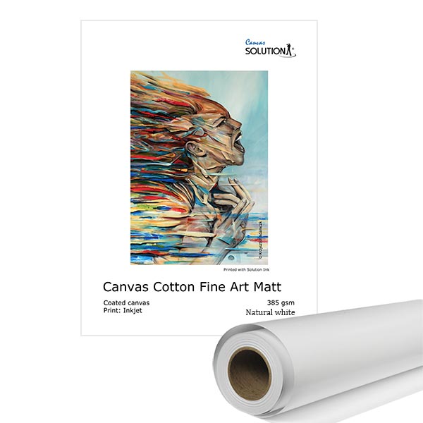 PLATNO INKJET 61cm x 18met. 400 gr. COTTON MATT