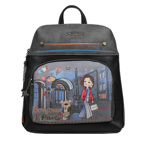 RUKSAK JANET FASHION PARIS DREAM 29x32cm J-039