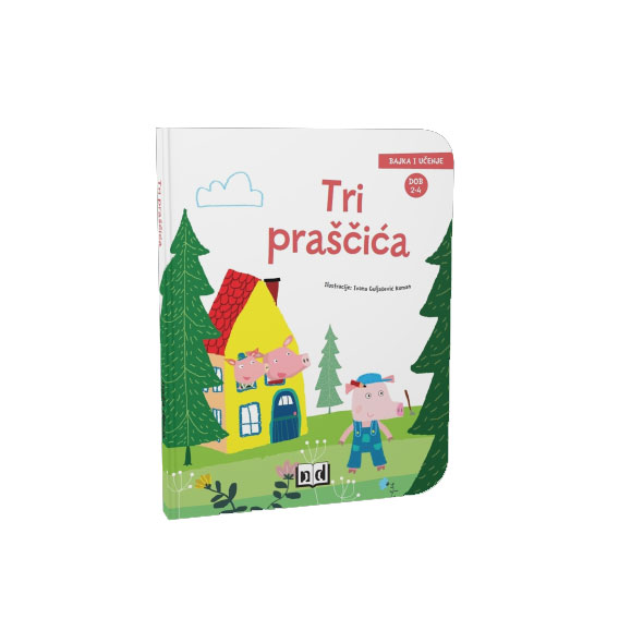 SLIKOVNICA "BAJKA I UČENJE" art.7396 2-4 ND - Tri praščića