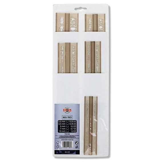 ŠABLONI RAVNA SLOVA 750040 KOH-I-NOR 5/1 TIP 901