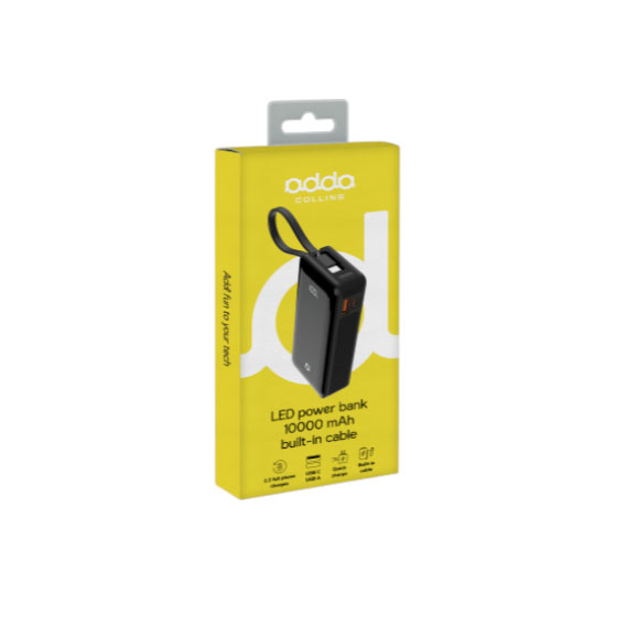 PUNJAČ USB/TYPE-C (POWERBANK) ADDA FUSION