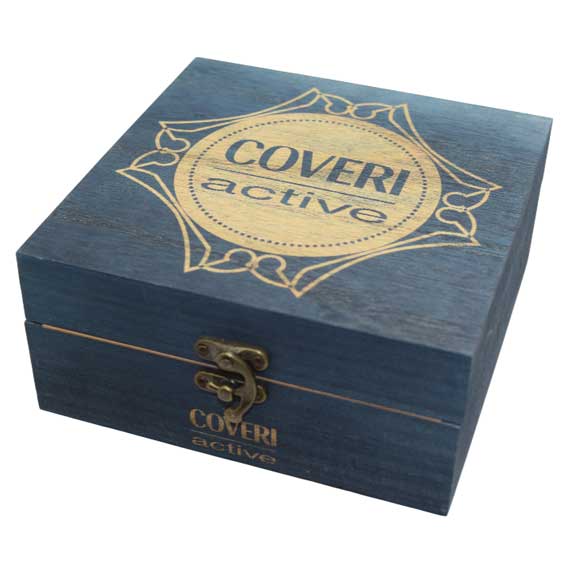 SET KOŽNI NOVČANIK + REMEN "COVERI ACTIVE" AL-013 - Set Coveri Active plava