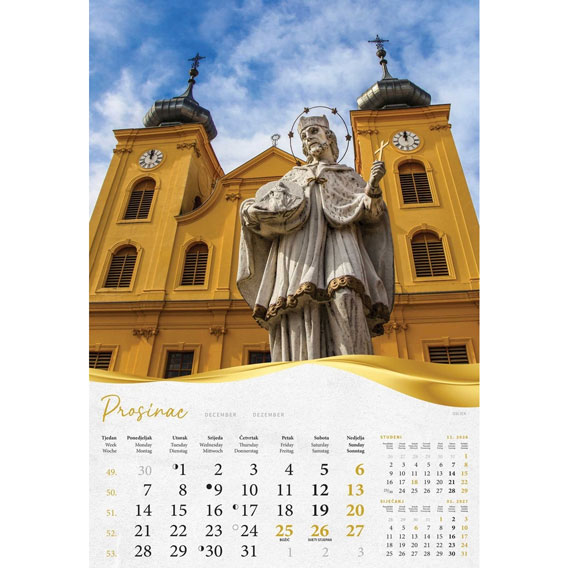 KALENDAR "MOJA ZLATNA SLAVONIJA" 13 LISTA