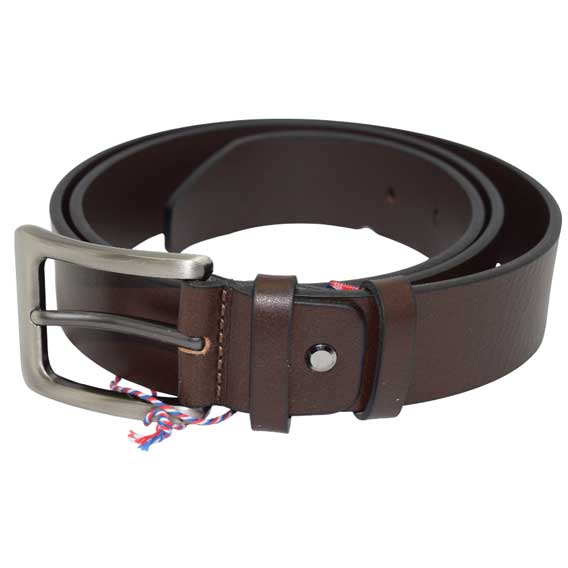 REMEN KOŽNI MUŠKI "LECRO" M-37 - Remen smeđi