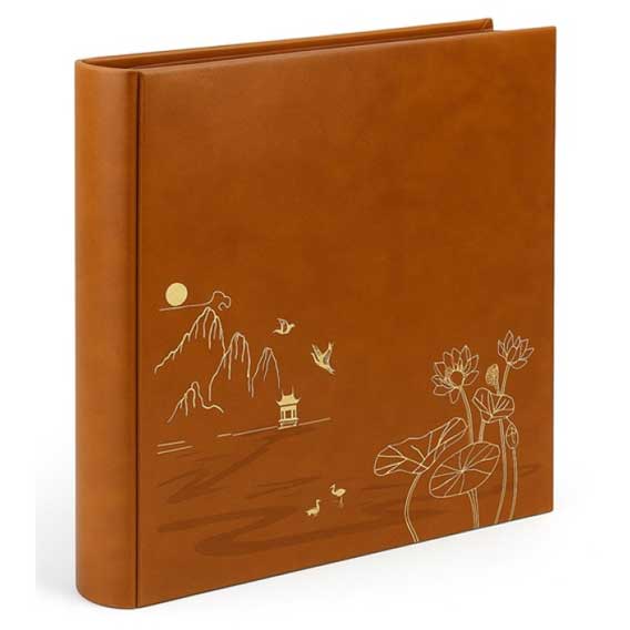 FOTO ALBUM 10x15cm 500 SLIKA SB46500 LOTUS - Album SB46500 Lotus Pond brown