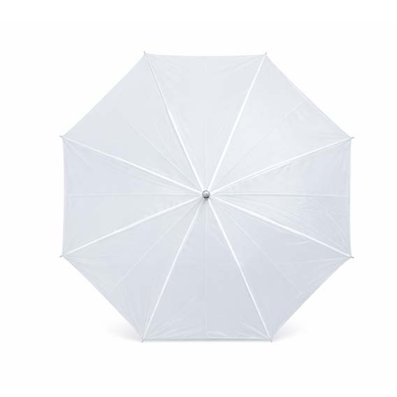 KIŠOBRAN SA ZAOBLJENOM RUČKOM BIJELI AUTOMATIK