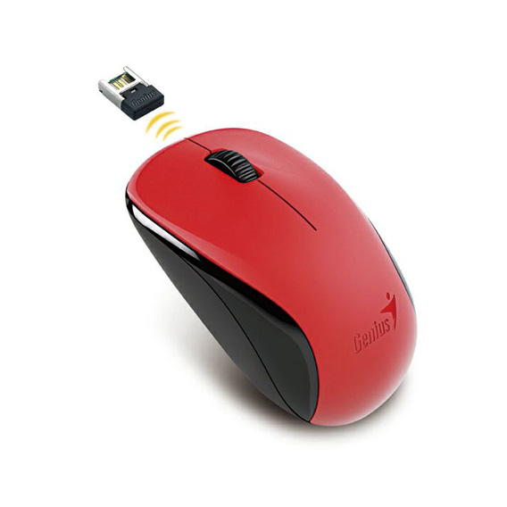 MIŠ OPTIČKI BEŽIČNI GENIUS NX-7000 - Miš bežični Genius crvena