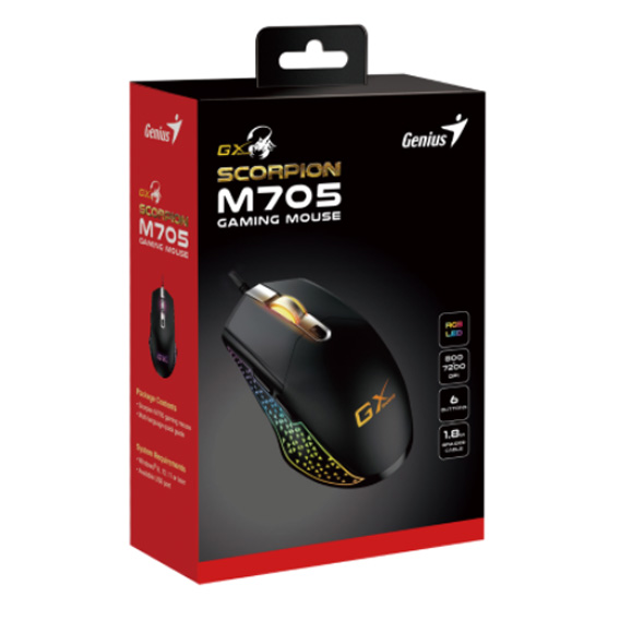 MIŠ OPTIČKI GENIUS SCORPION M-705 RGB