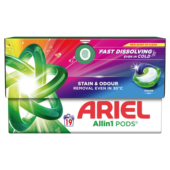 ARIEL GEL KAPSULE 19/1  MS/COLOR (3u1) 