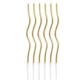 Svijećice rođendanske spiralne zlatne
