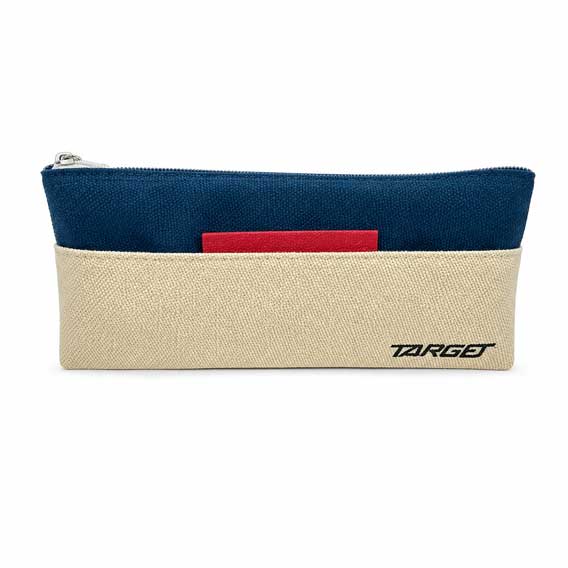 PERNICA PRAZNA 1 ZIP TARGET "DUO COLOR"  - Duo color plavo-bez