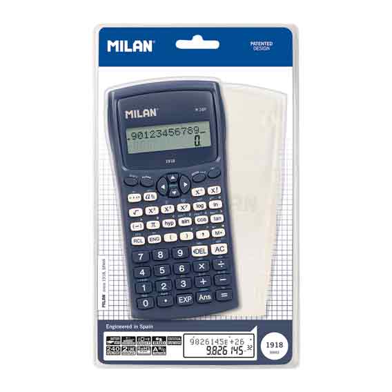 KALKULATOR MILAN M-240 (240 funkcija) - Plava